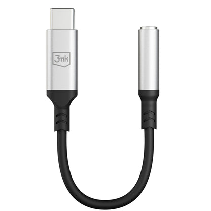 Audio adapter USB-C - 3.5mm 3MK, Srebrni