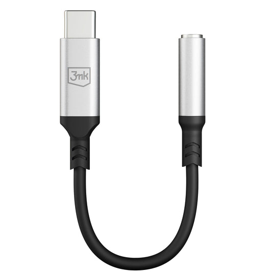 Audio adapter USB-C - 3.5mm 3MK, Srebrni