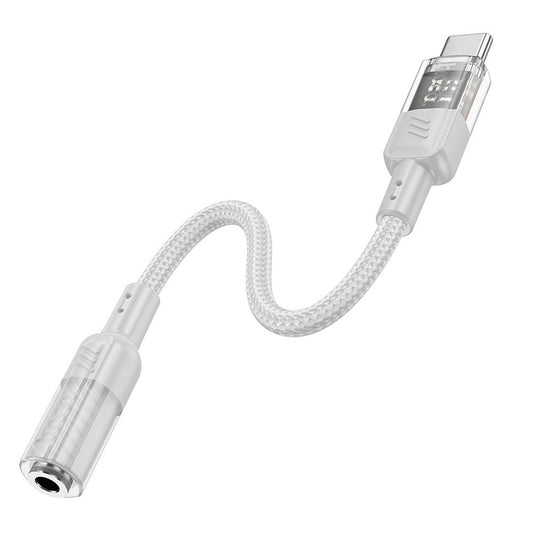 Audio Adapter USB-C - 3.5mm HOCO LS37, Grey 
