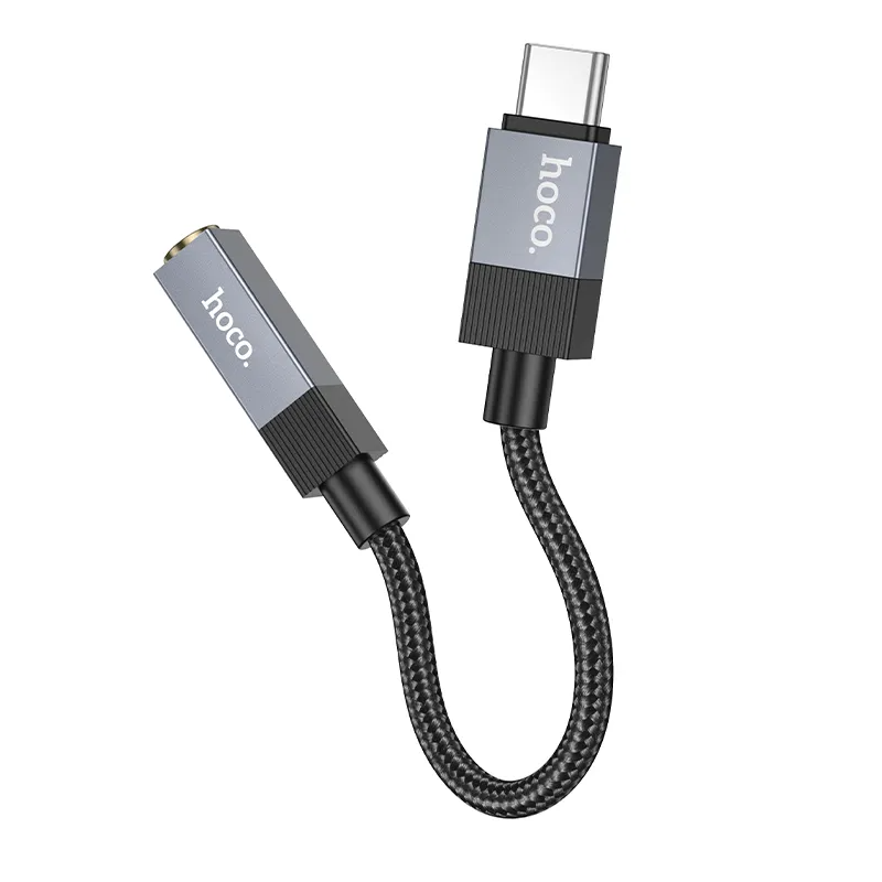Audio adapter USB-C - 3.5mm HOCO UPA32C, Crna