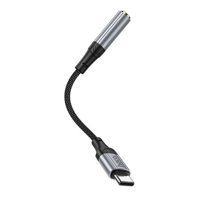 Audio Adapter USB-C - 3.5mm HOCO LS36, Sivi