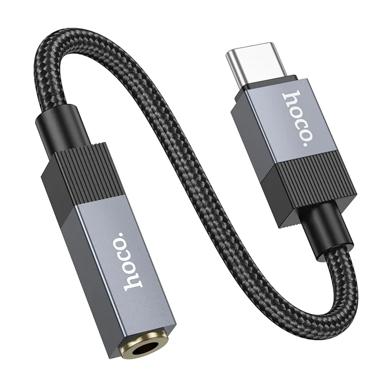 Audio adapter USB-C - 3.5mm HOCO UPA32C, Crna