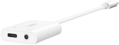 Audio adapter USB-C - 3.5mm / USB-C Belkin RockStar, Crna NPA004btBK