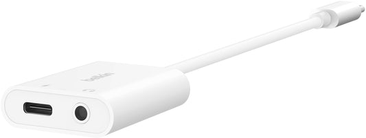 Audio adapter USB-C - 3.5mm / USB-C Belkin RockStar, Crna NPA004btBK