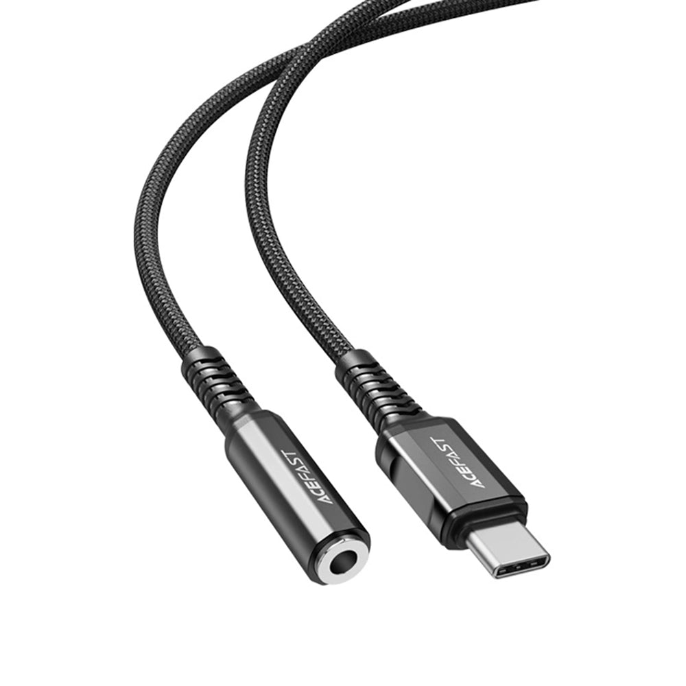 Audio Adapter USB-C - 3.5mm Acefast C1-07, Crni