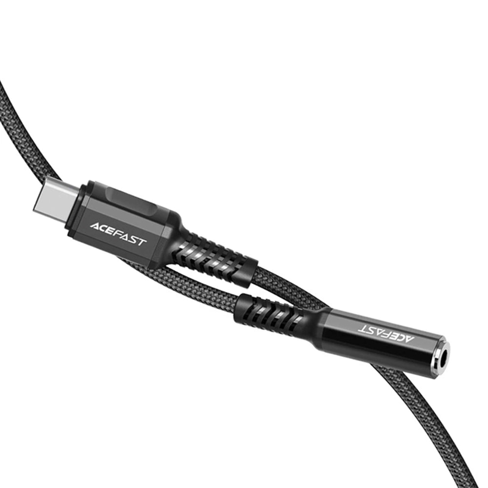 Audio Adapter USB-C - 3.5mm Acefast C1-07, Crni