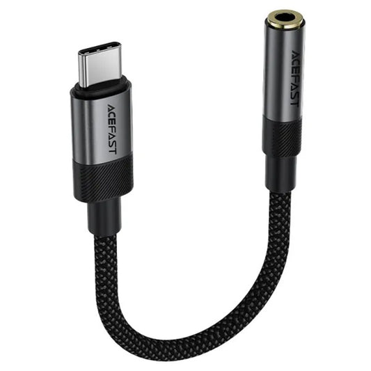 Audio Adapter USB-C - 3.5mm Acefast J12, Crni