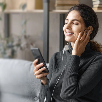 Audio Adapter USB-C - 3.5mm Acefast J12, Crni