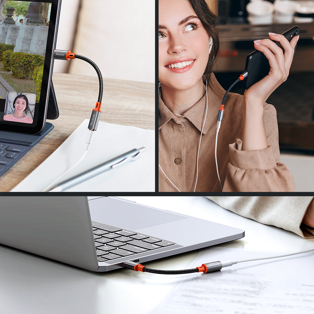 Audio adapter USB-C - 3.5mm McDodo CA-7561, Crni