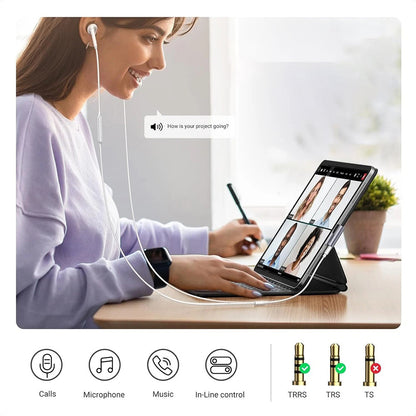 Audio Adapter USB-C - 3.5mm UGREEN CM460 (20194) Ugao, Sivi