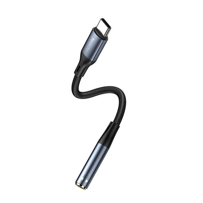 Audio Adapter USB-C - 3.5mm Yesido YAU38, Crni