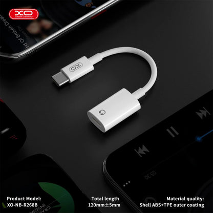 Audio Adapter USB-C - Lightning XO Design NB-R268B, Beli