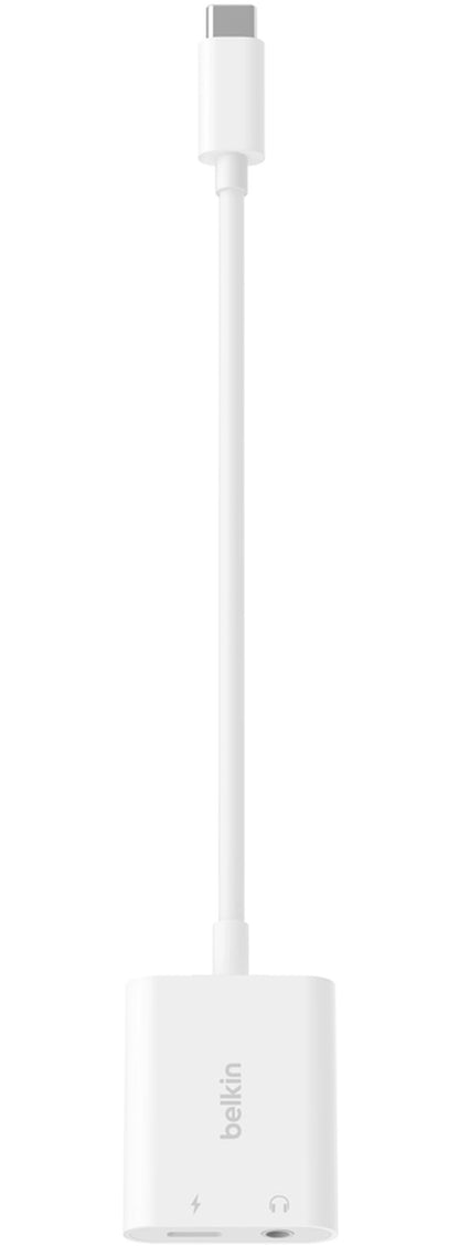 Audio adapter USB-C - 3.5mm / USB-C Belkin RockStar, Crna NPA004btBK