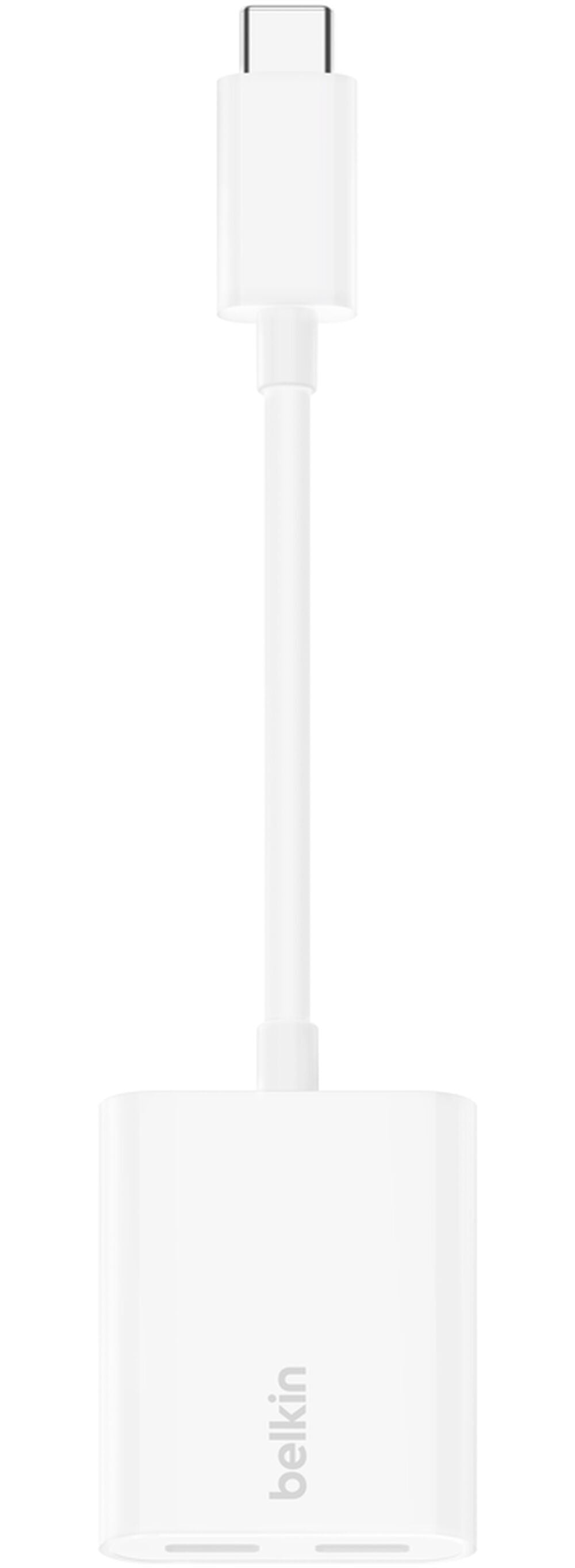 Audio adapter USB-C - USB-C / USB-C Belkin RockStar, Bela F7U081btWH