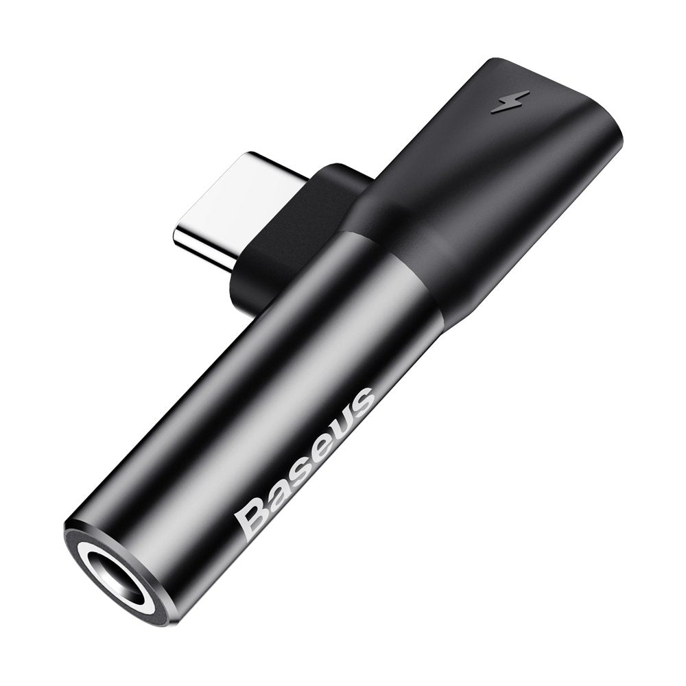 Audio Adapter USB-C - USB-C / 3.5mm Baseus L41, Crni CATL41-01