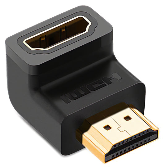 Video Adapter UGREEN HD112 Up Angle, HDMI - HDMI, 4K, Crna