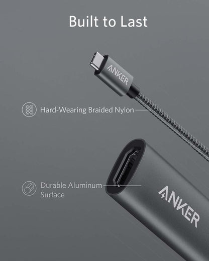 Audio i Video Adapter USB-C - HDMI Anker 310, Sivi A83120A2