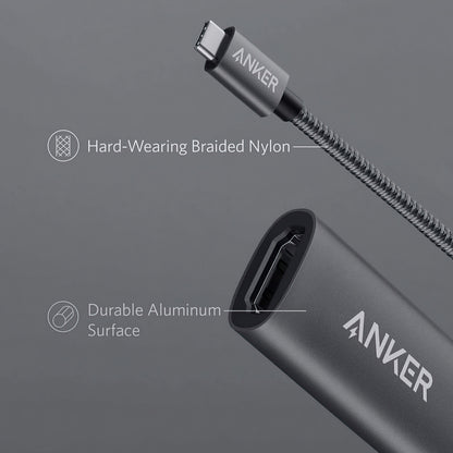 Audio i Video Adapter USB-C - HDMI Anker PowerExpand+, Sivi A83120A1