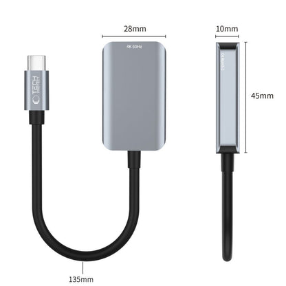 Audio i Video Adapter USB-C - HDMI Tech-Protect Ultraboost, Crni