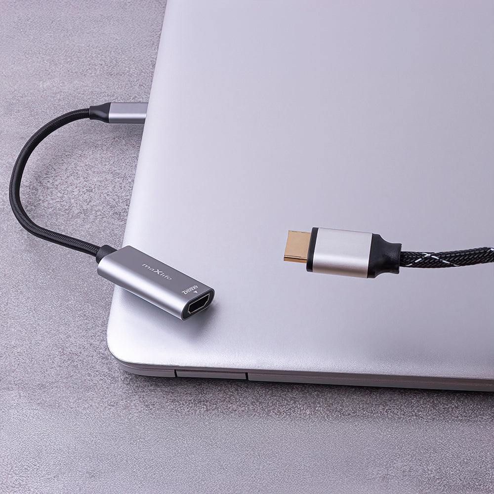 Audio i Video Adapter USB-C - HDMI MaXlife MXHC-01, Sivi