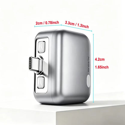 Auto Adapter Disconnect USB-C Forward KH-51 za Napajanje sa Automatskim Isključivanjem i Zaštitom Baterije, Srebrni