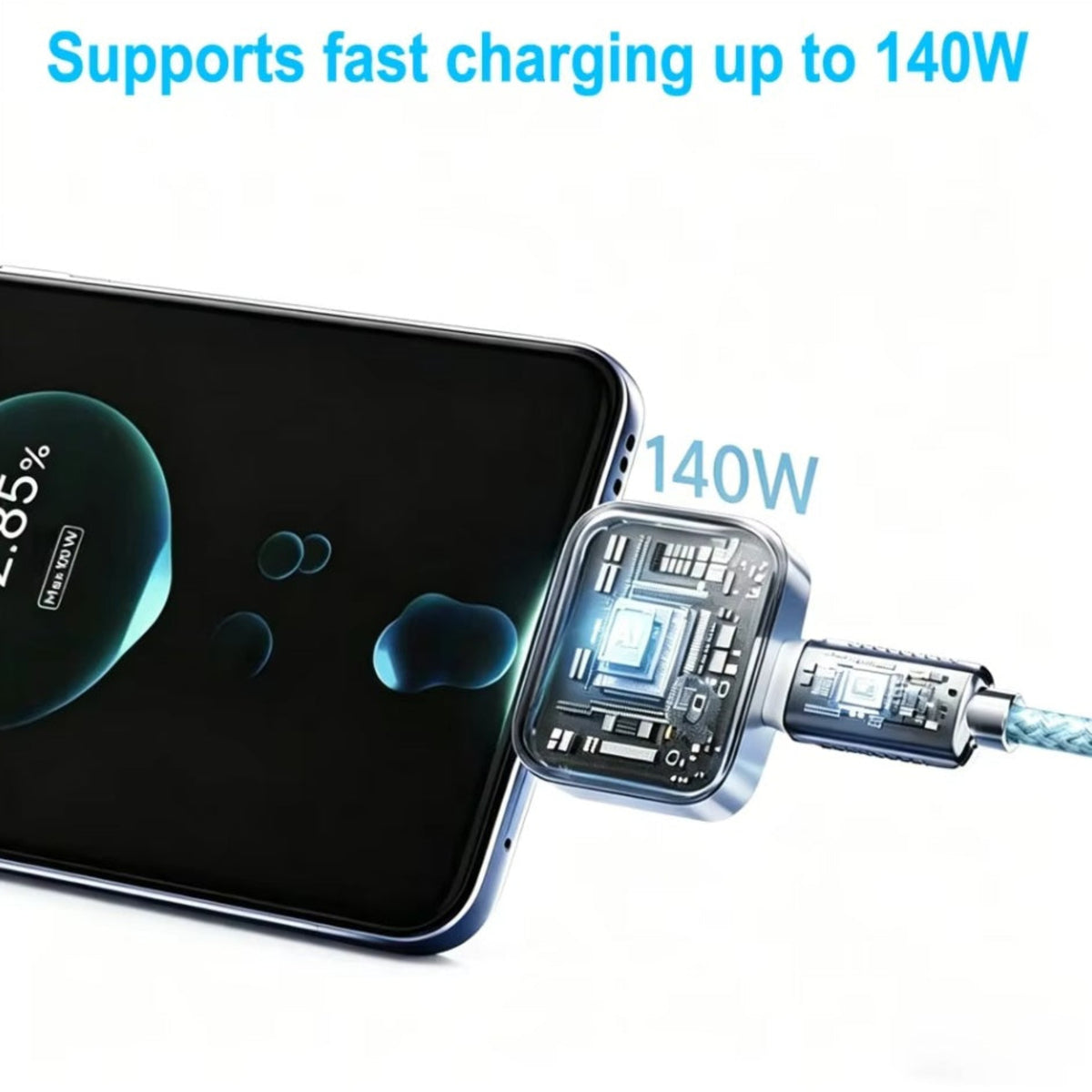 Auto Adapter Disconnect USB-C Forward KH-51 za Napajanje sa Automatskim Isključivanjem i Zaštitom Baterije, Srebrni