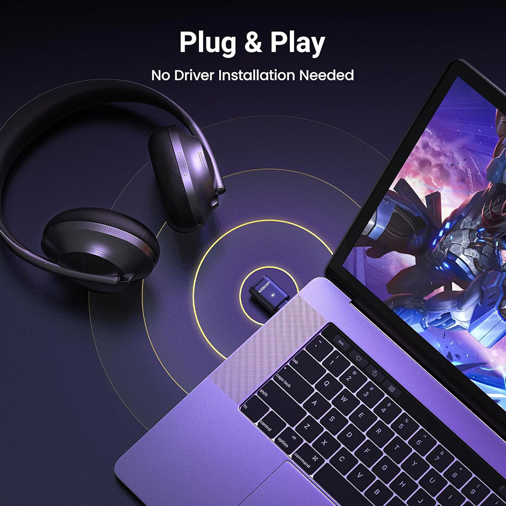 Bluetooth USB-C adapter UGREEN BT501, Crni