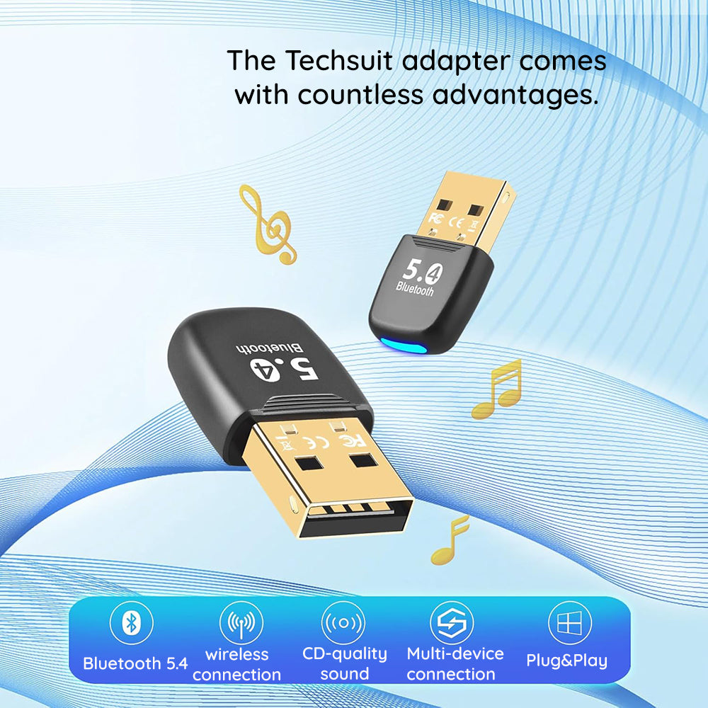 Bluetooth USB adapter Techsuit BlueJet A20, Crn