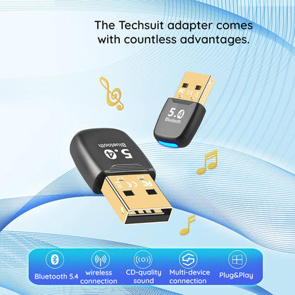 Bluetooth USB adapter Techsuit BlueJet A20, Crn