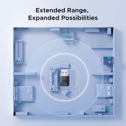 Bluetooth USB adapter UGREEN CM748 (75073), Crni