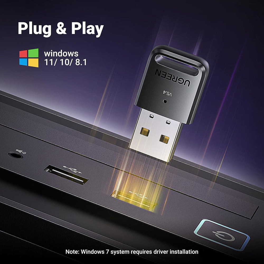 Bluetooth USB adapter UGREEN CM748 (35058), Crn