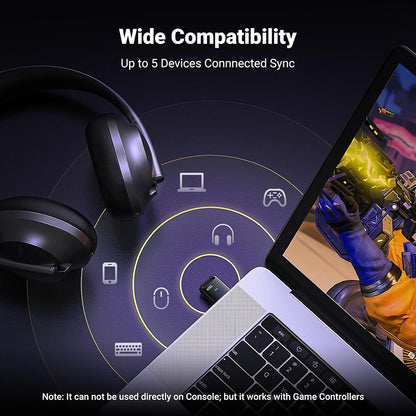 Bluetooth USB adapter UGREEN CM748 (35058), Crn