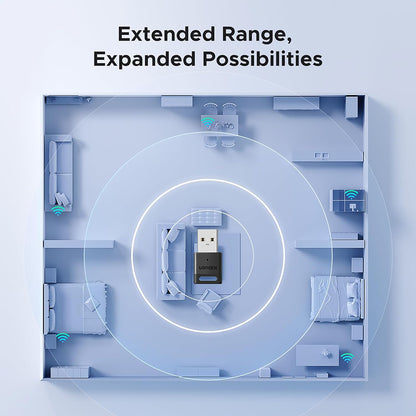 Bluetooth USB adapter UGREEN CM748 (45134), Crn