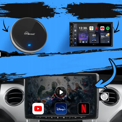 Adapter Carplay / Android Auto Wireless Ottocast OttoAibox P3 Lite za Apple iPhone / Android seriju