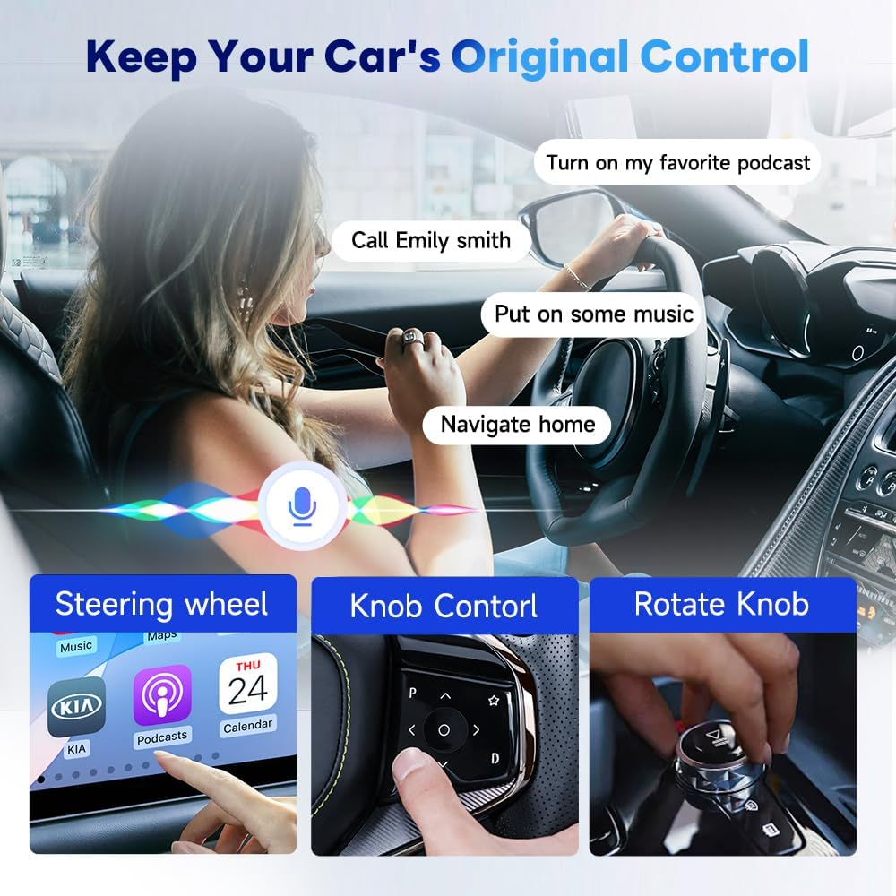 Adapter Carplay / Android Auto Wireless Carlinkit HD2CP Pro za Apple iPhone / Android seriju