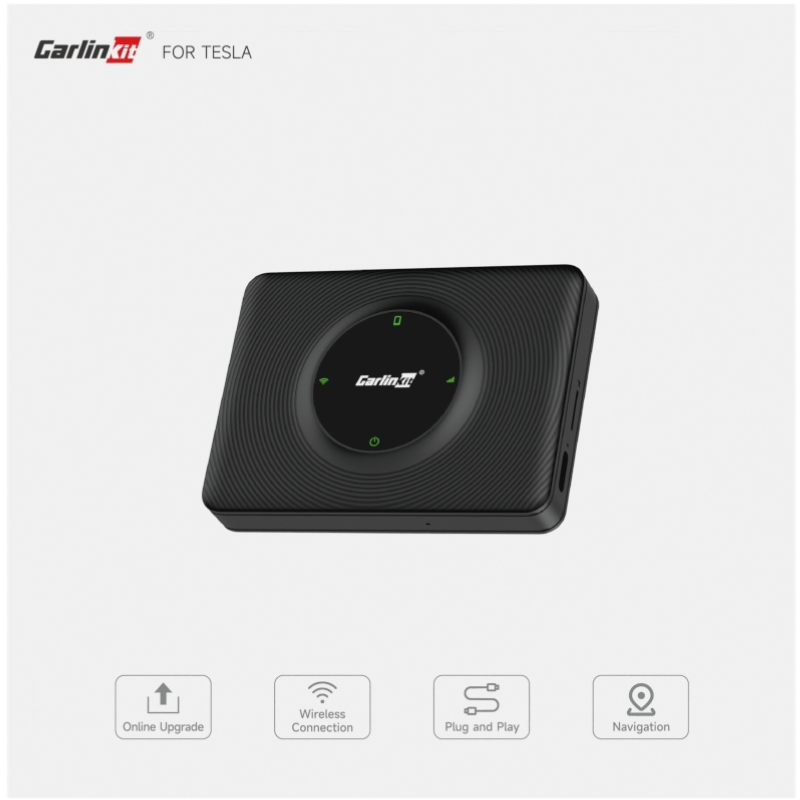 Bežični Carplay / Android Auto adapter Carlinkit kompatibilan sa Tesla Model 3 / X / Y / S za Apple iPhone / Android Series CPC200-T2C
