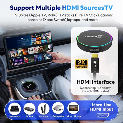 Adapter Carplay / Android Auto Wireless Carlinkit HD2CP Pro za Apple iPhone / Android seriju