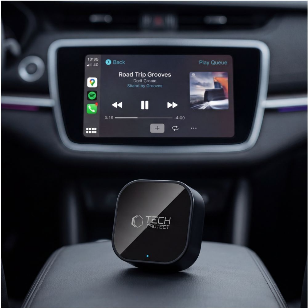 Adapter Carplay / Android Auto Wireless Tech-Protect UltraBoost CA01 za Apple iPhone / Android Series
