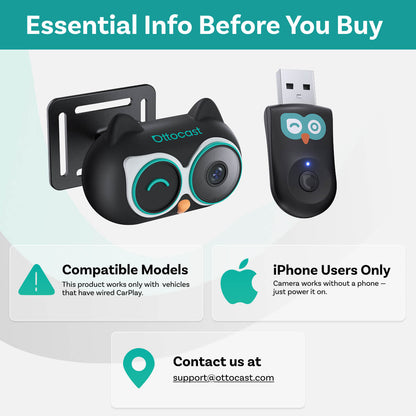 Auto Carplay Adapter Ottocast Cabin Care za Apple iPhone Series CA520-T