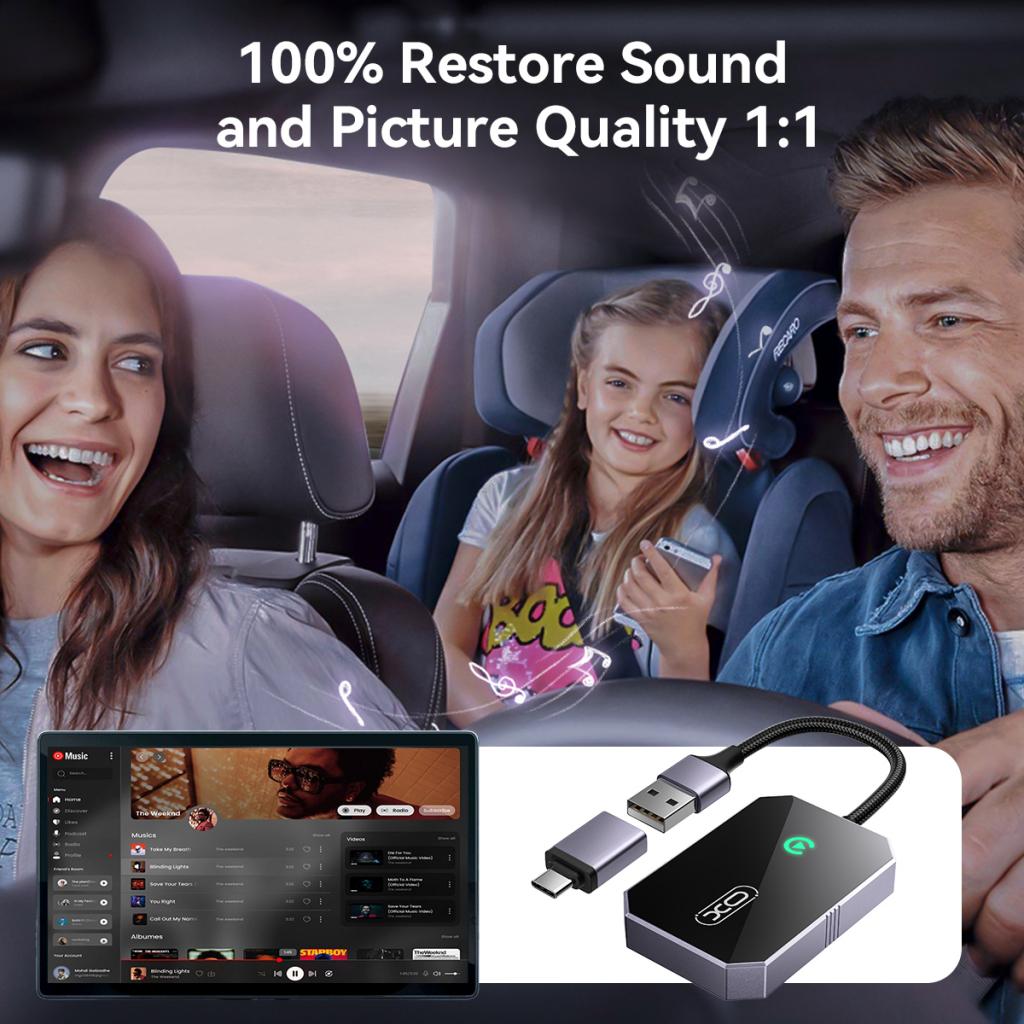 Adaptor Carplay Wireless XO Design CZ016 za Apple iPhone seriju