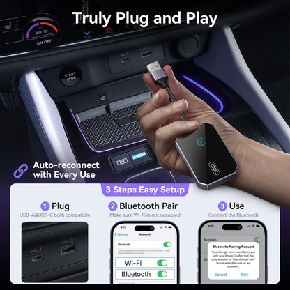 Adaptor Carplay Wireless XO Design CZ016 za Apple iPhone seriju
