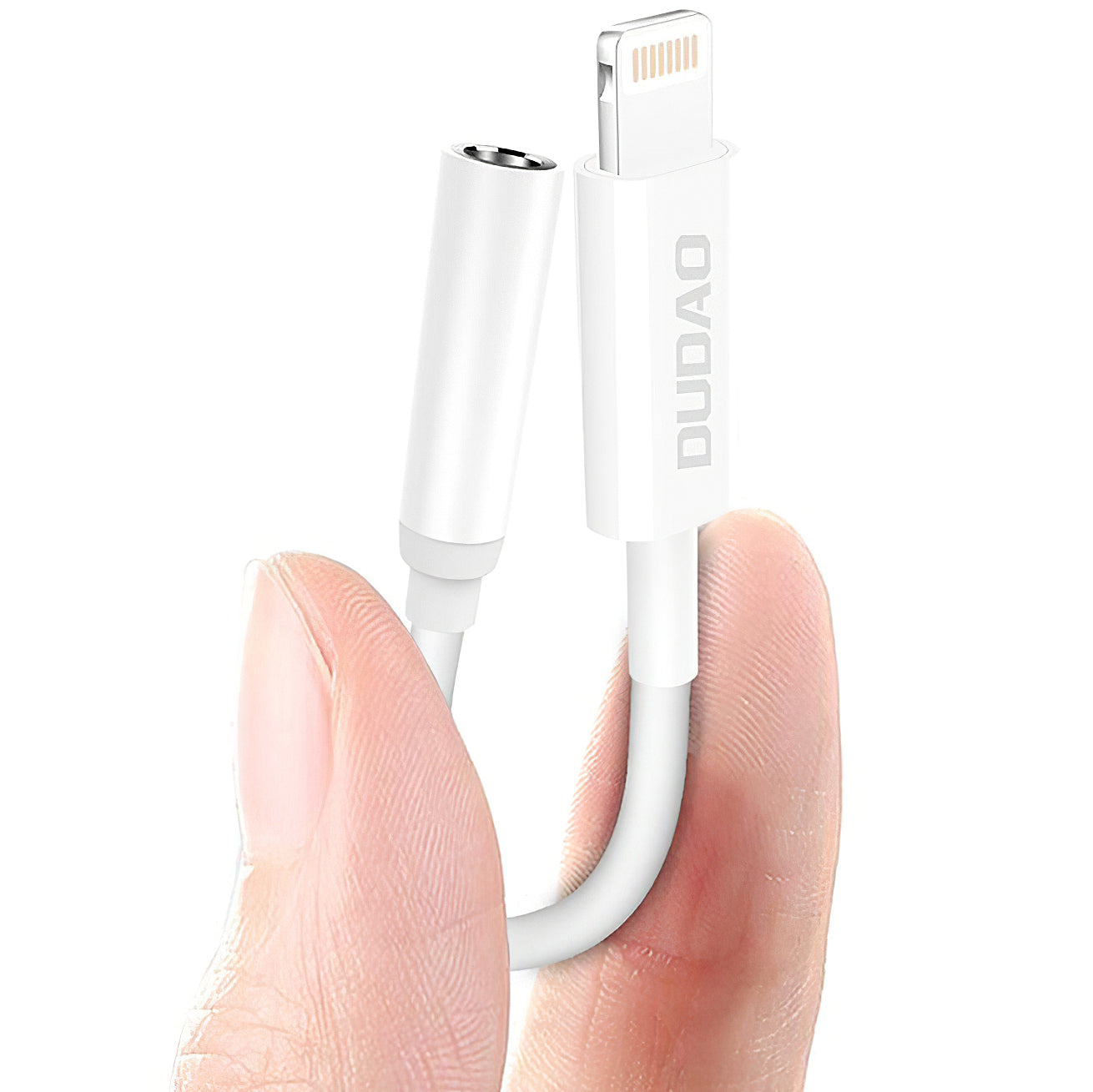 Audio adapter Lightning - 3.5mm Dudao L16i, bijeli