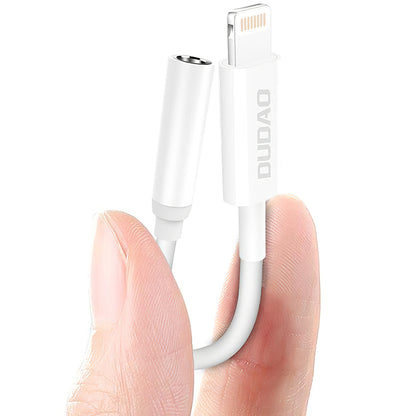 Audio adapter Lightning - 3.5mm Dudao L16i, bijeli