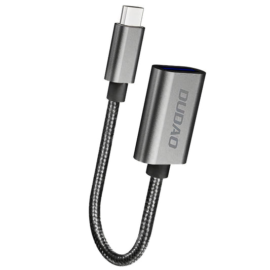 OTG adapter USB-C - USB-A Dudao L15T, Crni