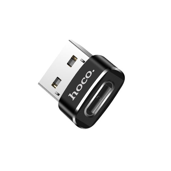 Adapter za Prenos Podataka i Punjenje USB-C - USB-A HOCO UA6, Crni