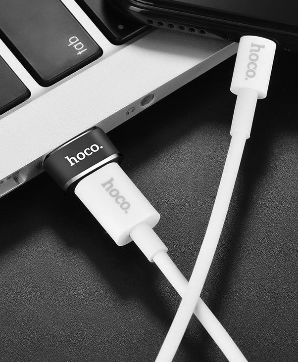 Adapter za Prenos Podataka i Punjenje USB-C - USB-A HOCO UA6, Crni