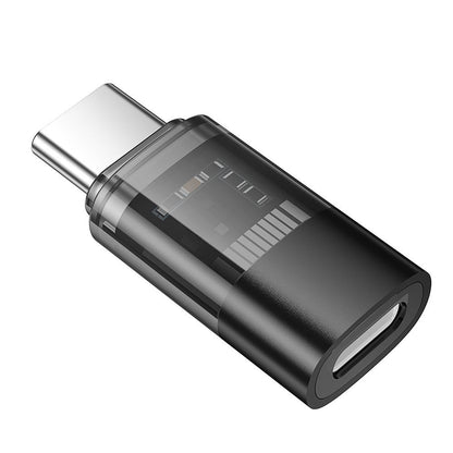 Adapter za podatke i punjenje Lightning - USB-C HOCO UA36D, Crni