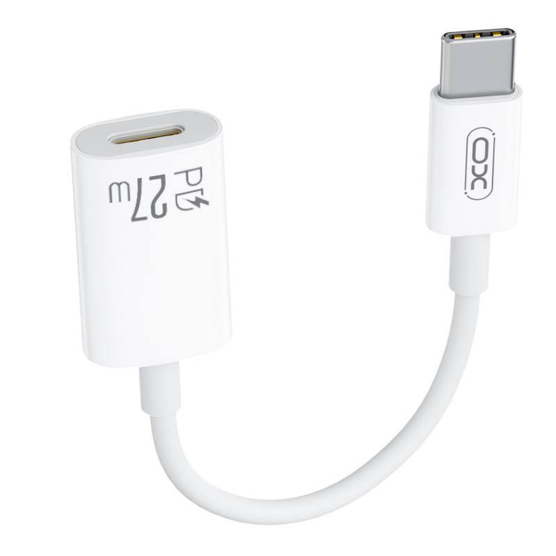 Adapter za podatke i punjenje USB-C - Lightning XO Design NB-R268A, Beli