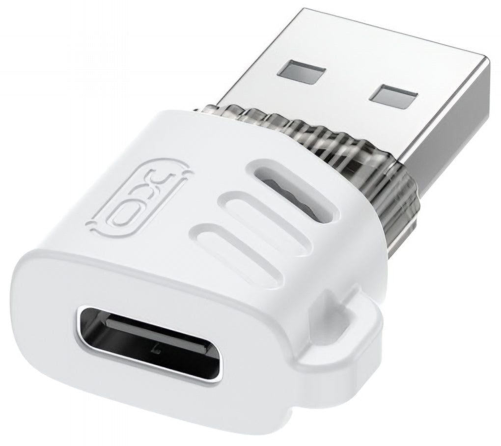 Adapter za podatke i punjenje USB-C - USB-A XO Design NB256D, Beli
