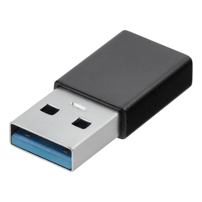 USB-C - USB-A Blue Star adapter za podatke i punjenje, crni